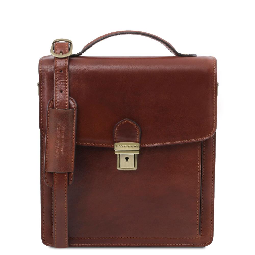 Tuscany Leather Borsello in Pelle a Tracolla - Misura Piccola Lightning offer