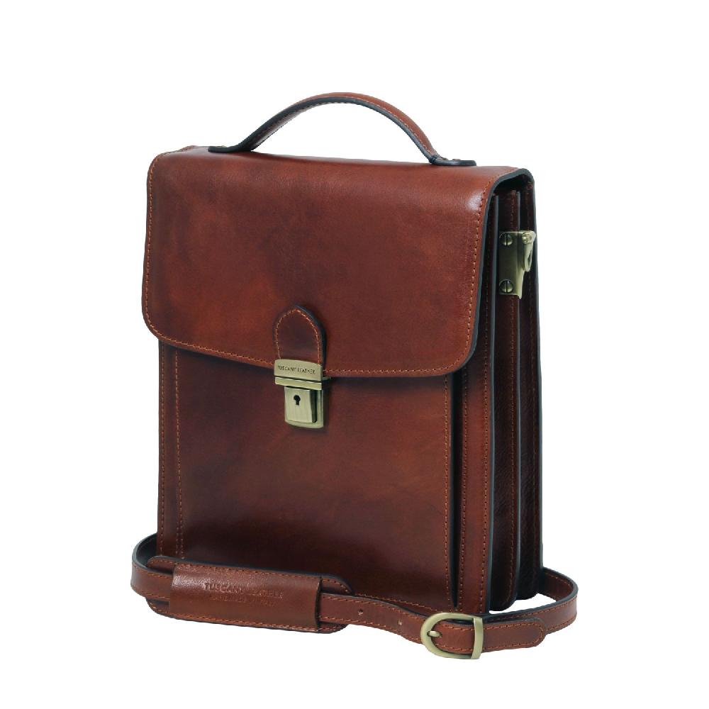 Tuscany Leather Borsello in Pelle a Tracolla - Misura Piccola Lightning offer