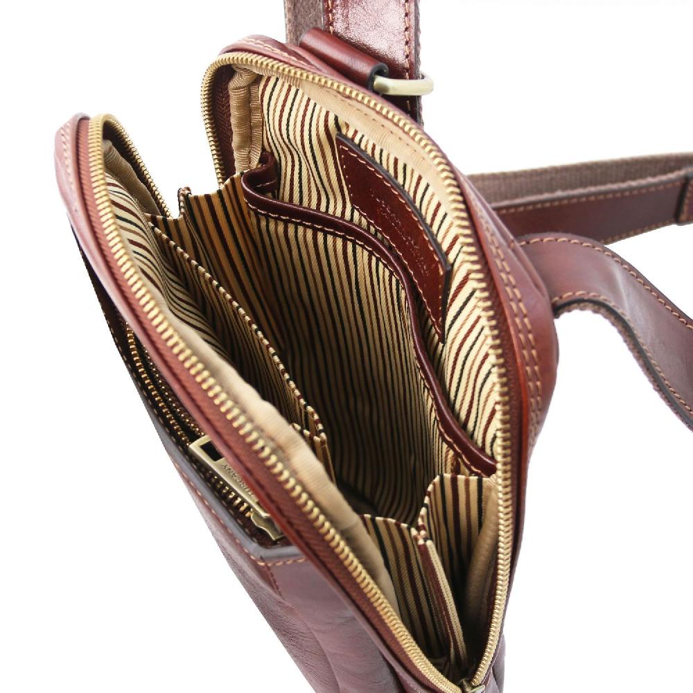 Tuscany Leather Borsello da Uomo in Pelle Offerte giornaliere