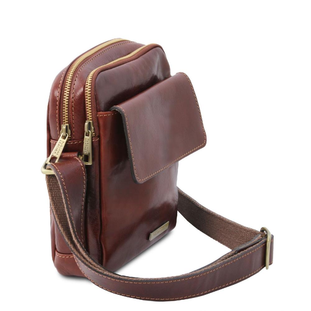 Tuscany Leather Borsello da Uomo in Pelle Super Saving Price