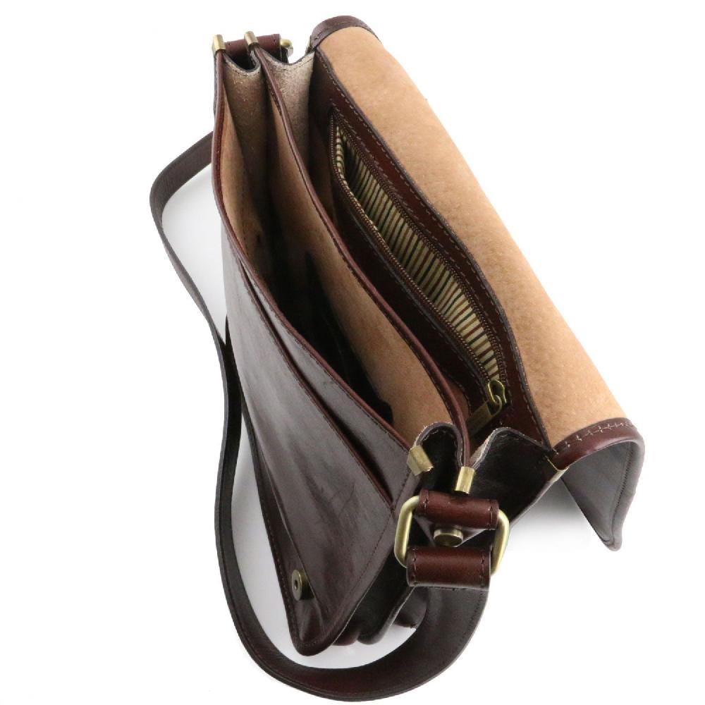 Tuscany Leather Borsa a Tracolla 2 Scomparti Ultimo giorno