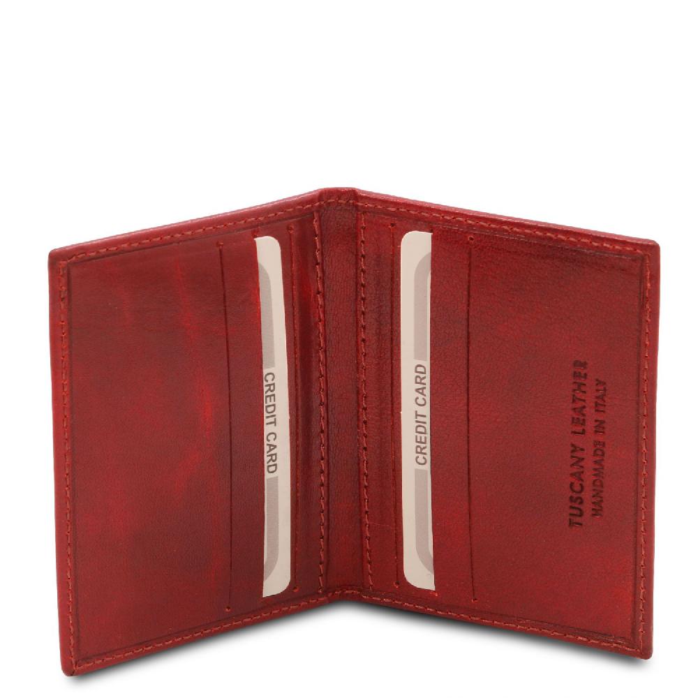 Tuscany Leather Esclusivo Portacarte in Pelle Sostegno trimestrale