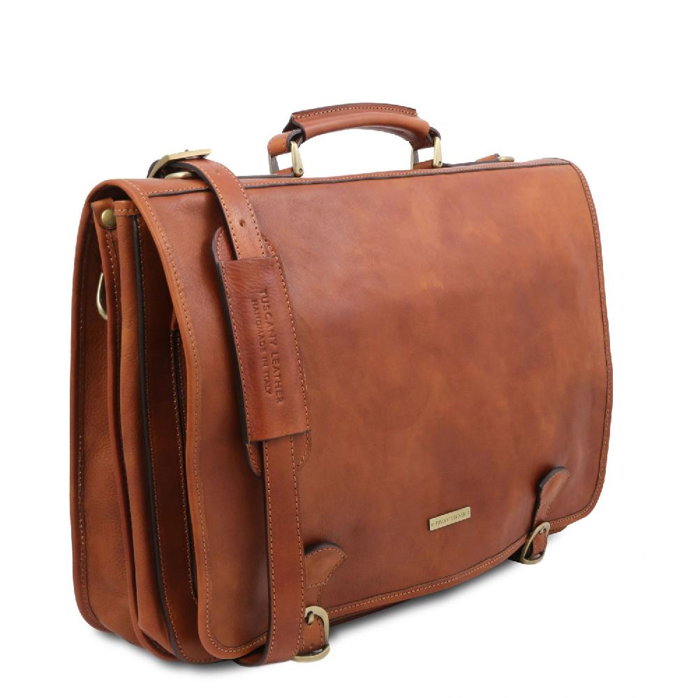 Tuscany Leather Borsa da Lavoro in Pelle Convenienza