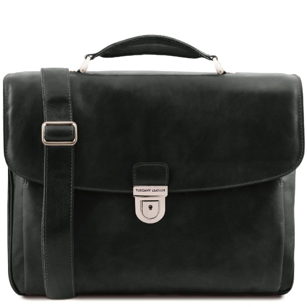 Tuscany Leather Borsa Porta Computer TL SMART Multiscomparto in Pelle Offerte