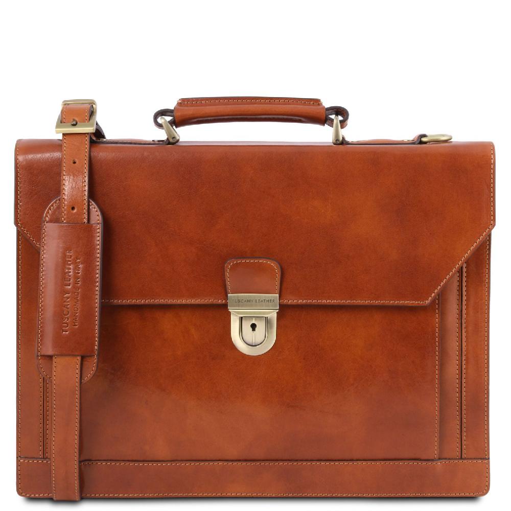 Tuscany Leather Cartella in Pelle 3 Scomparti Offerta speciale