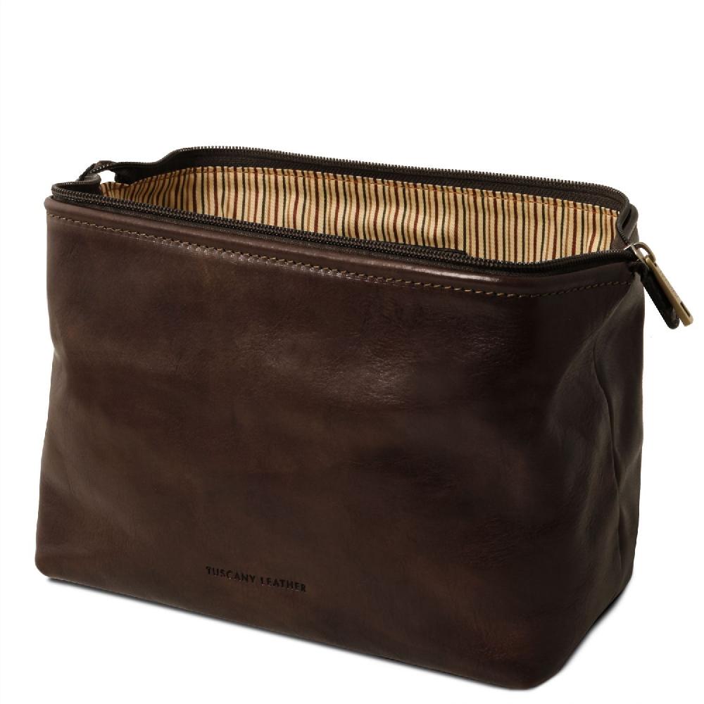 Tuscany Leather Beauty Case in Pelle - Misura Grande Shopping online