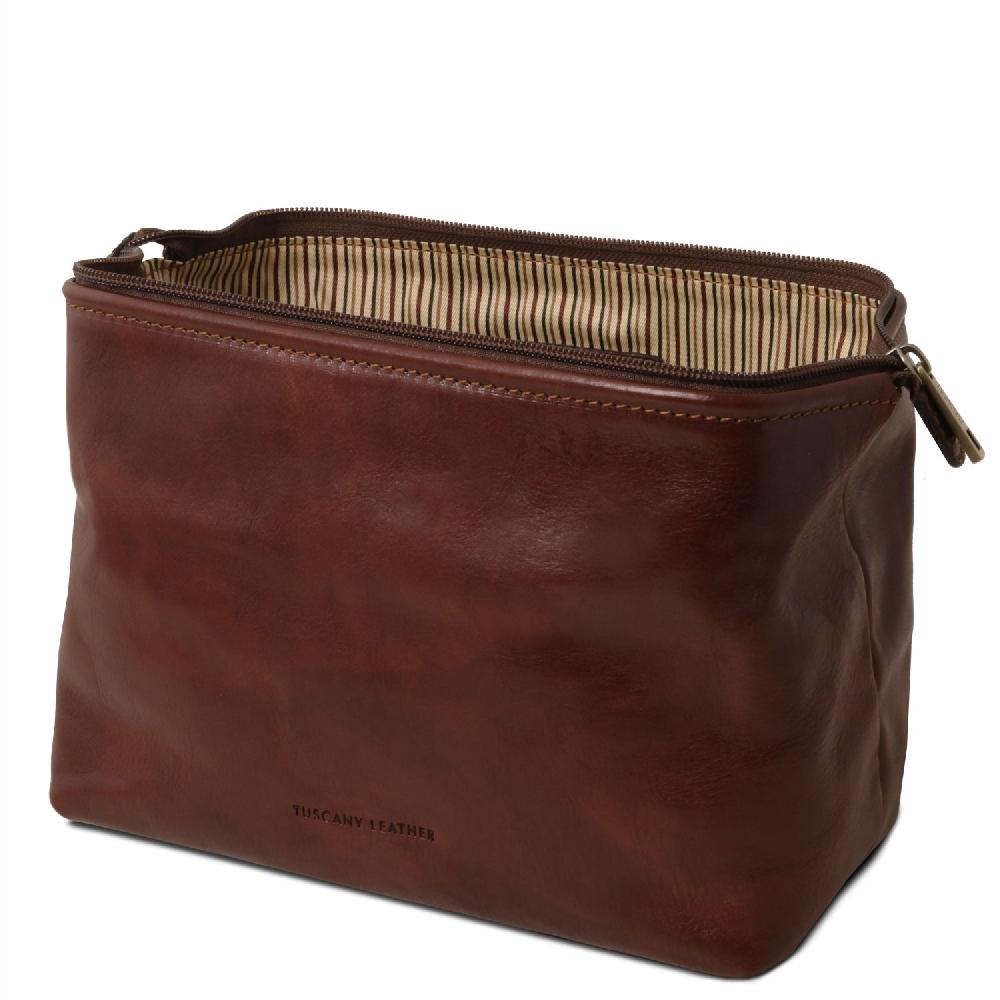 Tuscany Leather Beauty Case in Pelle - Misura Grande Offerta esclusiva