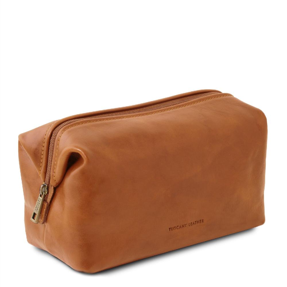 Tuscany Leather Beauty Case in Pelle - Misura Grande Vendite stagionali