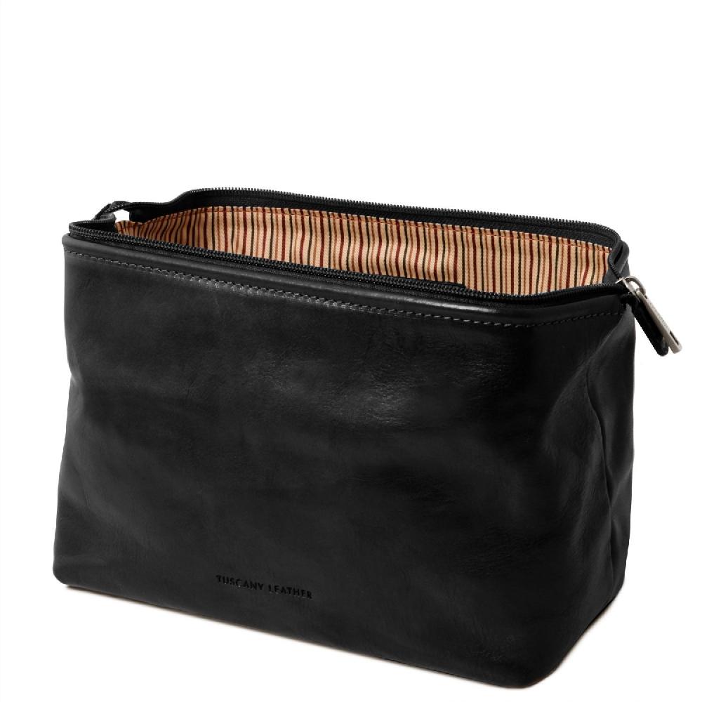 Tuscany Leather Beauty Case in Pelle - Misura Piccola Black Friday