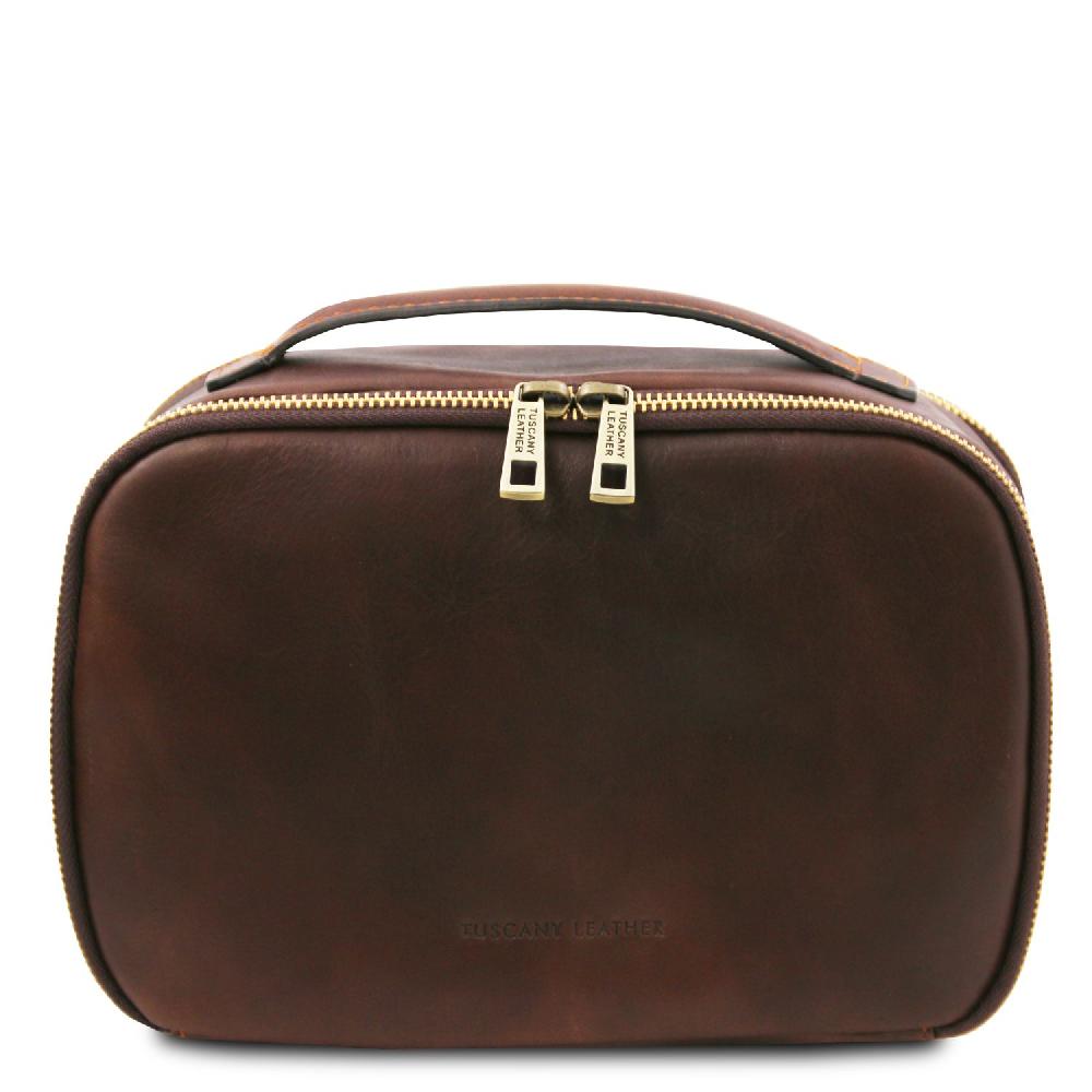 Tuscany Leather Beauty Case in Pelle Offerta per la Festa della Mamma