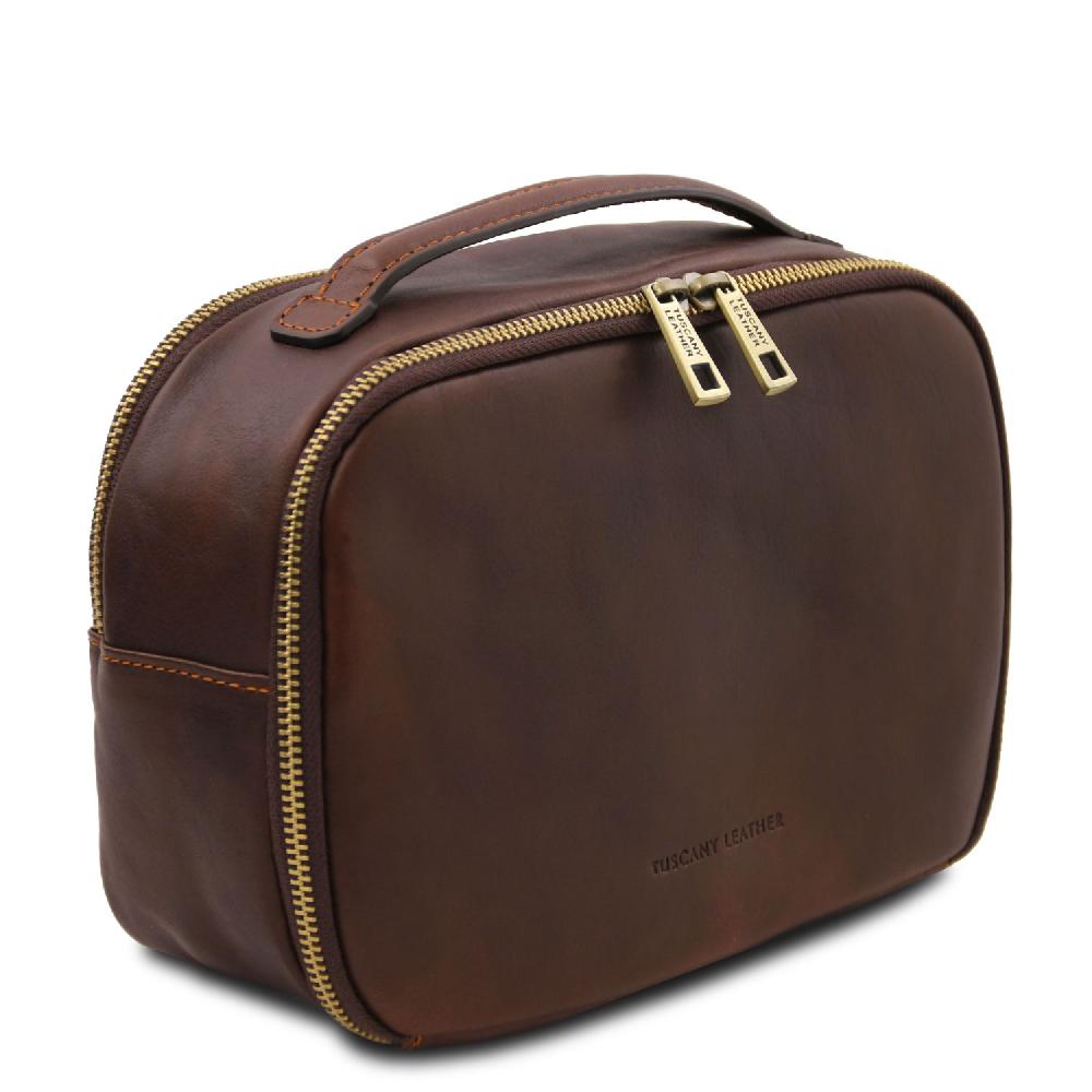 Tuscany Leather Beauty Case in Pelle Offerta per la Festa della Mamma