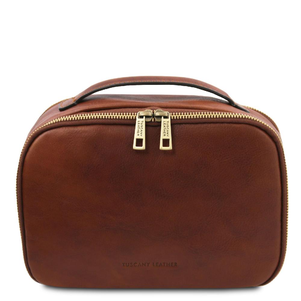 Tuscany Leather Beauty Case in Pelle Offerta Giorno del Papà