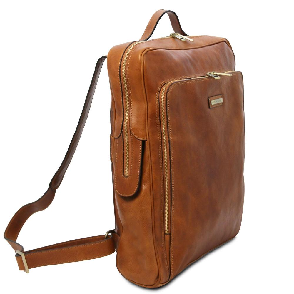 Tuscany Leather Zaino Porta Computer in Pelle - Misura Grande Promozione temporanea