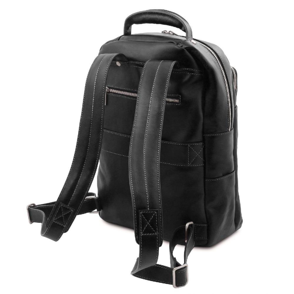 Tuscany Leather Zaino Porta Computer in Pelle Sostegno trimestrale