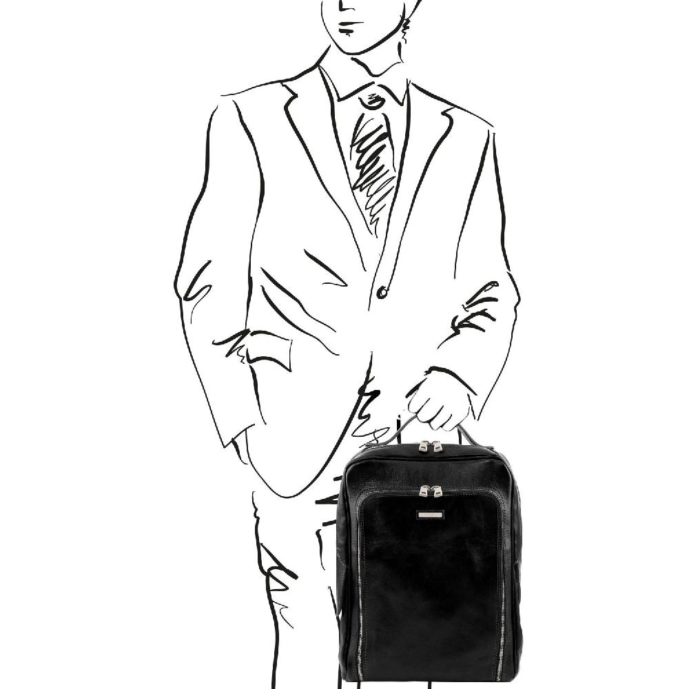 Tuscany Leather Zaino Porta Computer in Pelle Trasporto libero internazionale