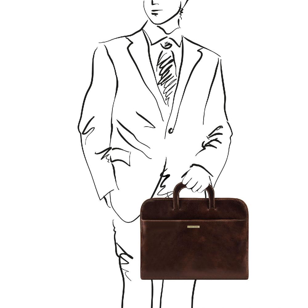 Tuscany Leather Cartella Portadocumenti in Pelle 2025