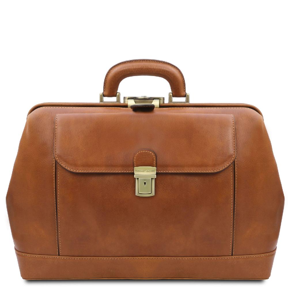 Tuscany Leather Esclusiva Borsa Medico in Pelle Consegna Veloce