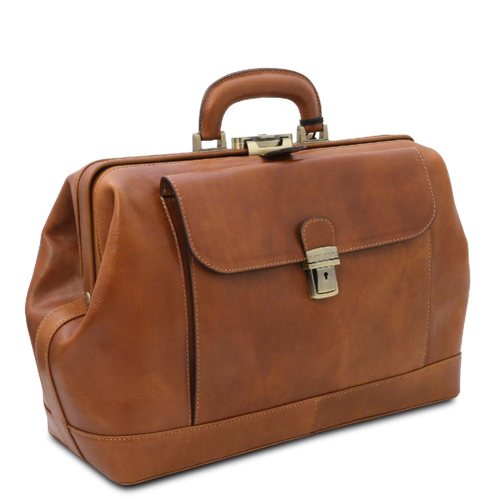 Tuscany Leather Esclusiva Borsa Medico in Pelle Consegna Veloce