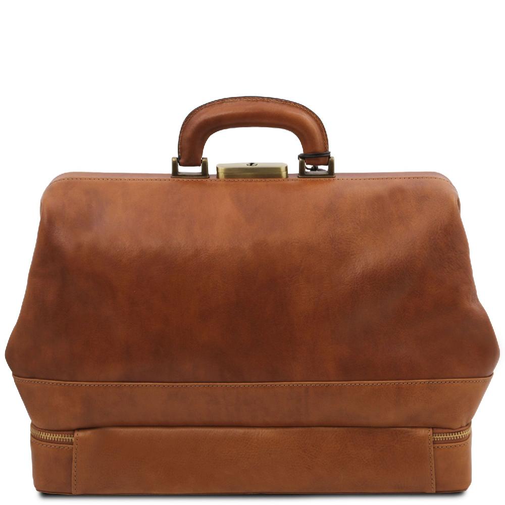 Tuscany Leather Esclusiva Borsa Medico in Pelle con Doppio Fondo Affare Del Giorno