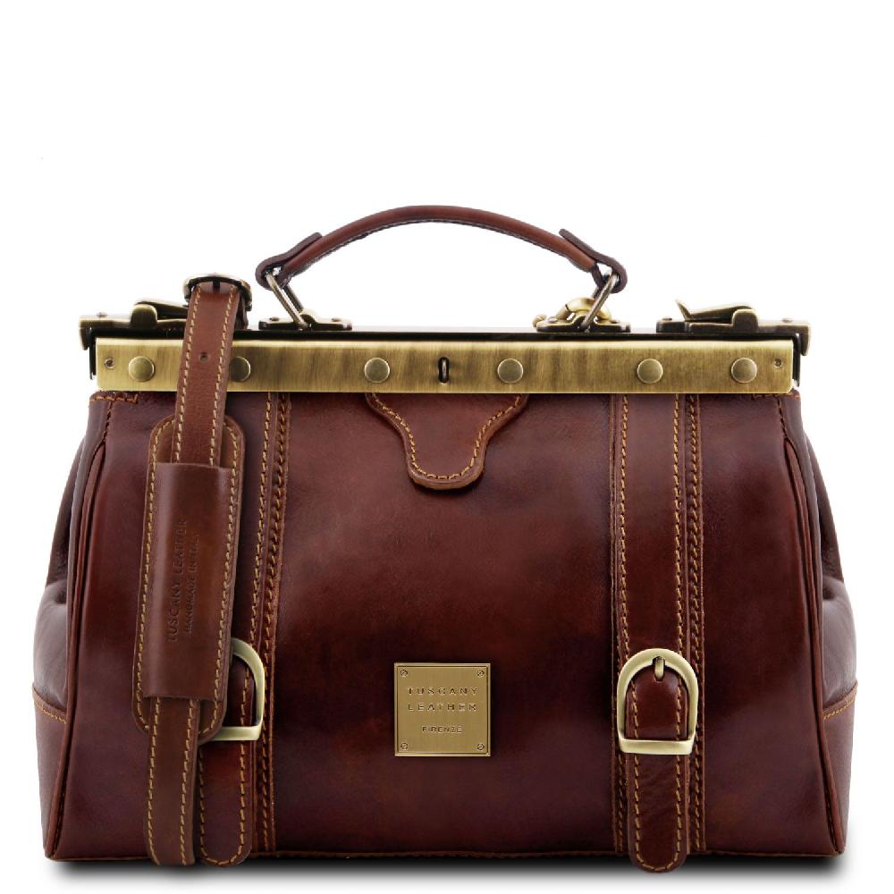 Tuscany Leather Borsa Medico in Pelle con Fibbie Frontali Offerta
