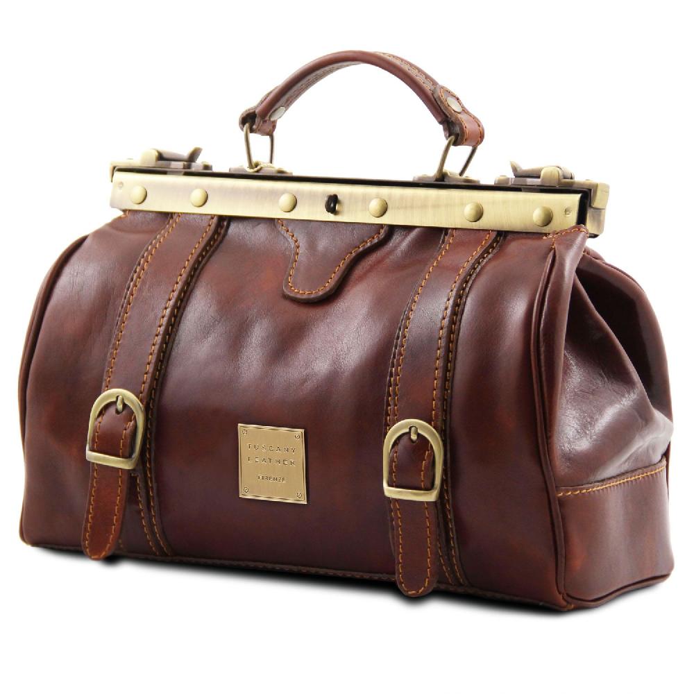 Tuscany Leather Borsa Medico in Pelle con Fibbie Frontali Offerta