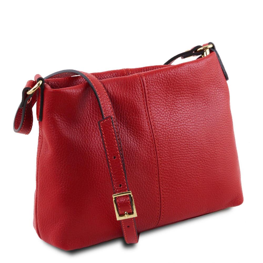 Tuscany Leather Borsa a Tracolla in Pelle Morbida Vendita Calda