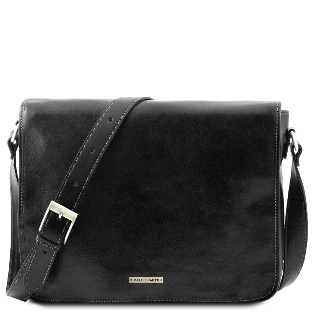 Tuscany Leather Borsa a Tracolla 2 Scomparti in Pelle Moda
