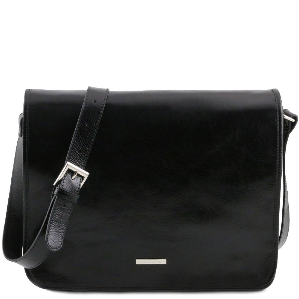 Tuscany Leather Borsa a Tracolla 2 Scomparti - Misura Grande Negozio online di fabbrica