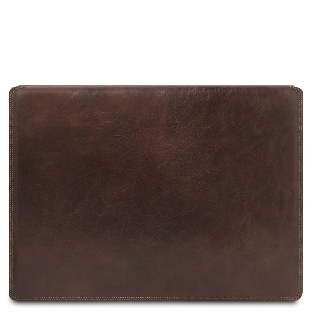 Tuscany Leather Sottomano da Scrivania con Ribalta Tappetino per Mouse e Vuotatasche in Pelle Offerta natalizia