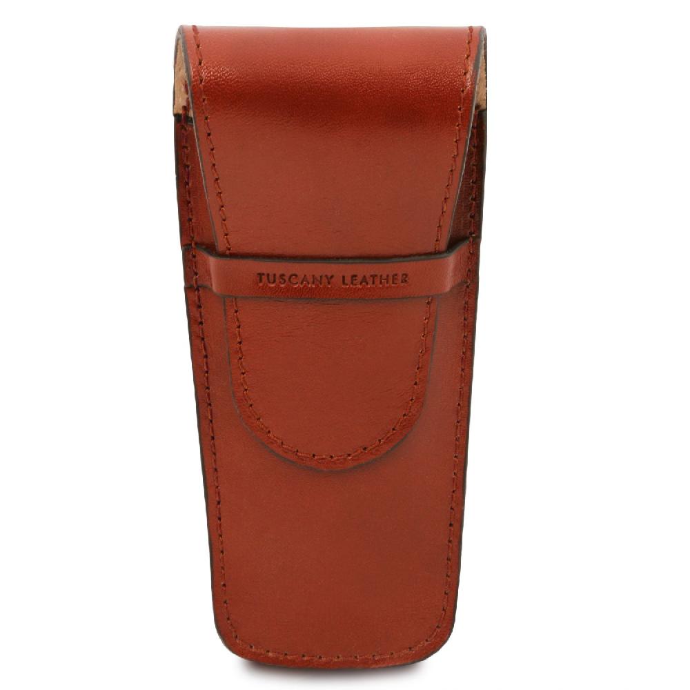 Tuscany Leather Elegante Porta Penne 2 Posti/porta Orologio in Pelle Offerta temporanea