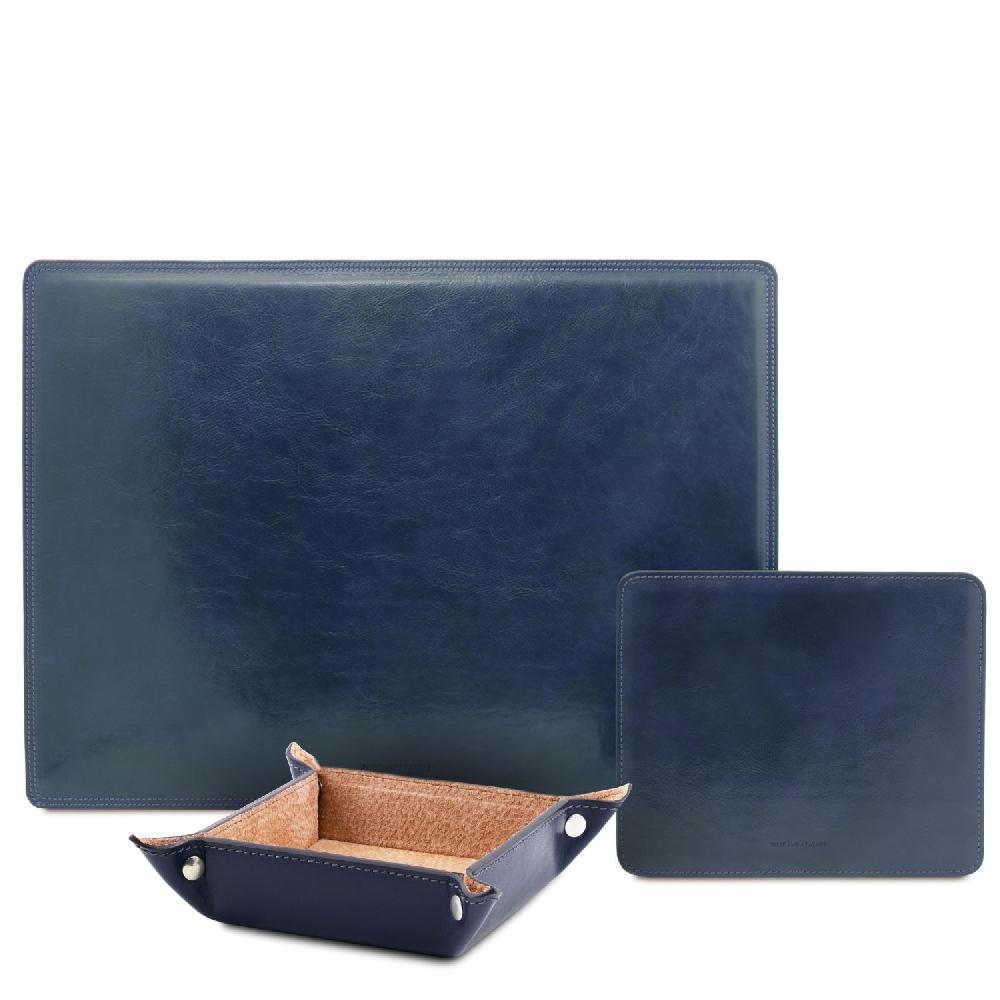 Tuscany Leather Sottomano da Scrivania Tappetino per Mouse e Vuotatasche in Pelle Bestseller