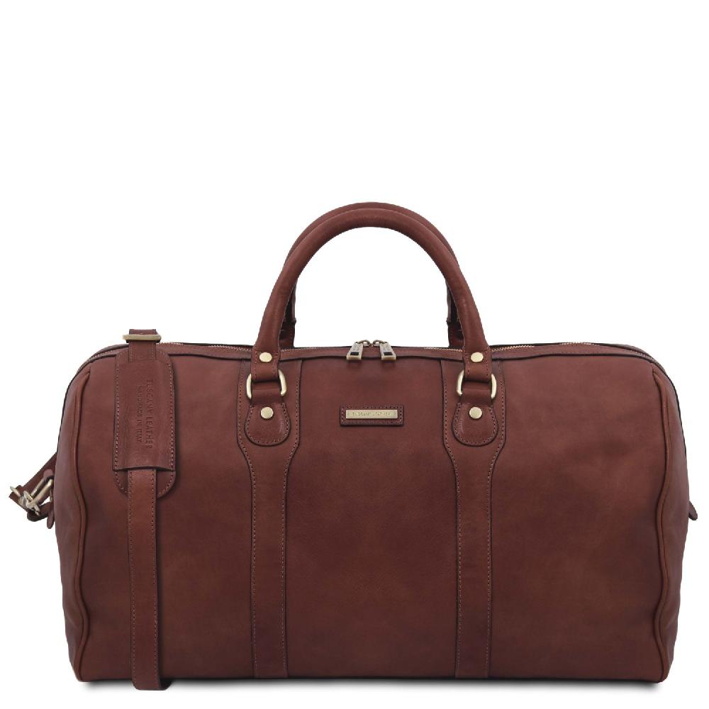 Tuscany Leather Borsone da Viaggio in Pelle e Beauty Case in Pelle Promozione temporanea