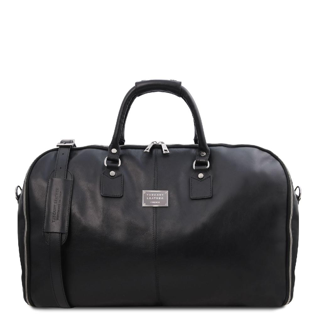 Tuscany Leather Borsone da Viaggio/Porta Abiti in Pelle Fino al 65% di sconto