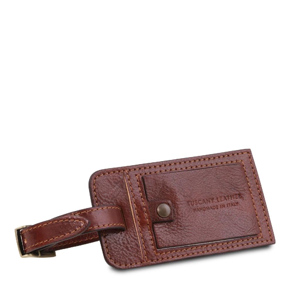 Tuscany Leather Borsone da Viaggio in Pelle con Tasca Frontale Super sconto