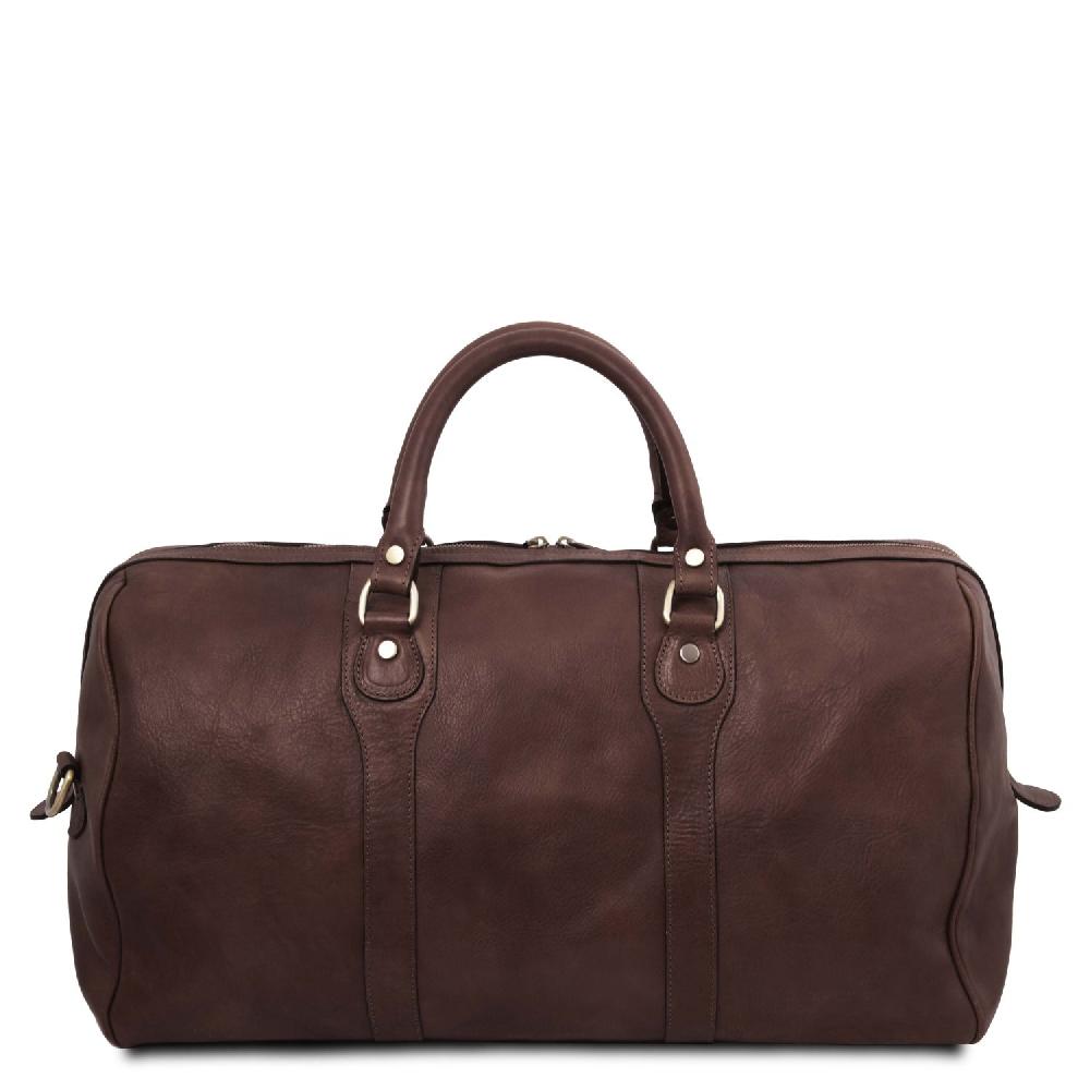 Tuscany Leather Borsone da Viaggio in Pelle Trasporto libero internazionale