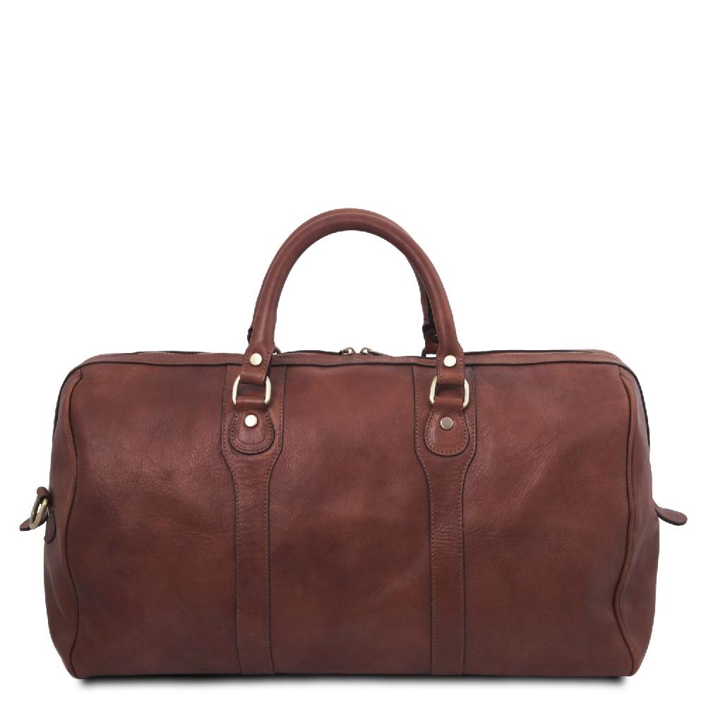 Tuscany Leather Borsone da Viaggio in Pelle Officina