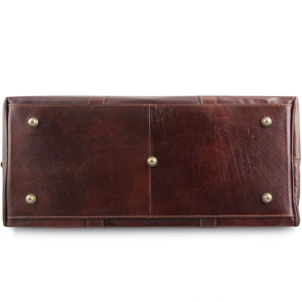 Tuscany Leather Borsone da Viaggio in Pelle - Misura Grande Italy