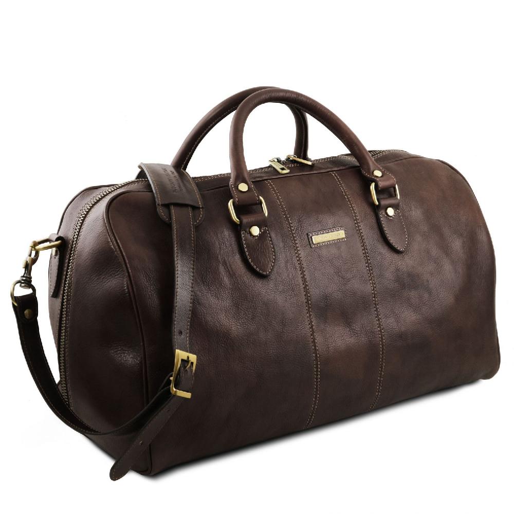 Tuscany Leather Borsone da Viaggio in Pelle - Misura Grande Promozione