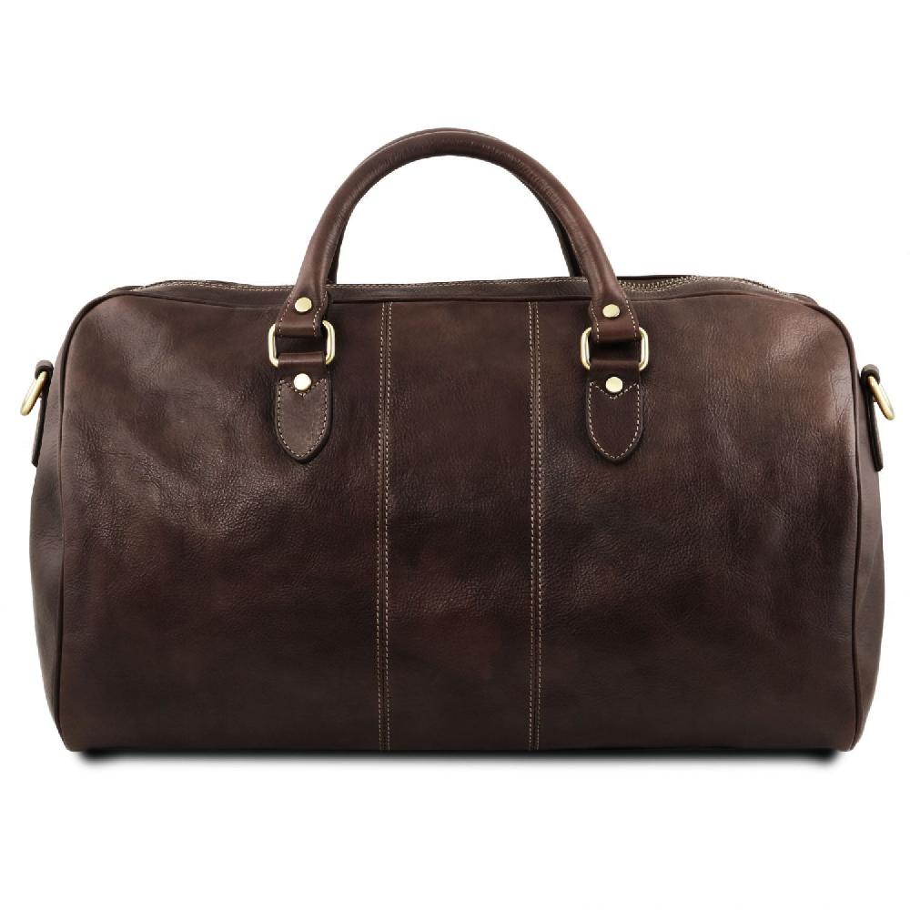 Tuscany Leather Borsone da Viaggio in Pelle - Misura Grande Promozione