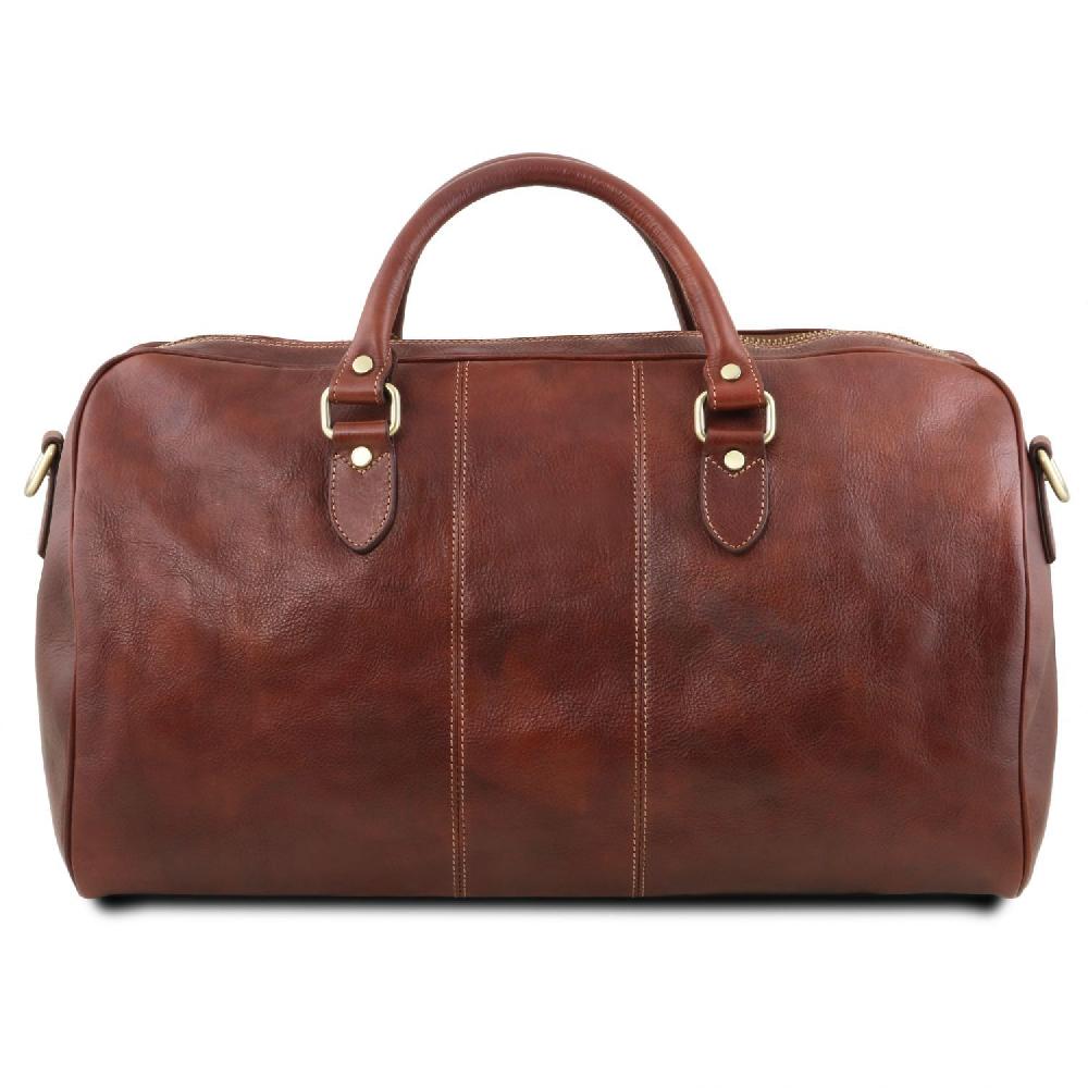 Tuscany Leather Borsone da Viaggio in Pelle - Misura Grande Spedizione Gratuita