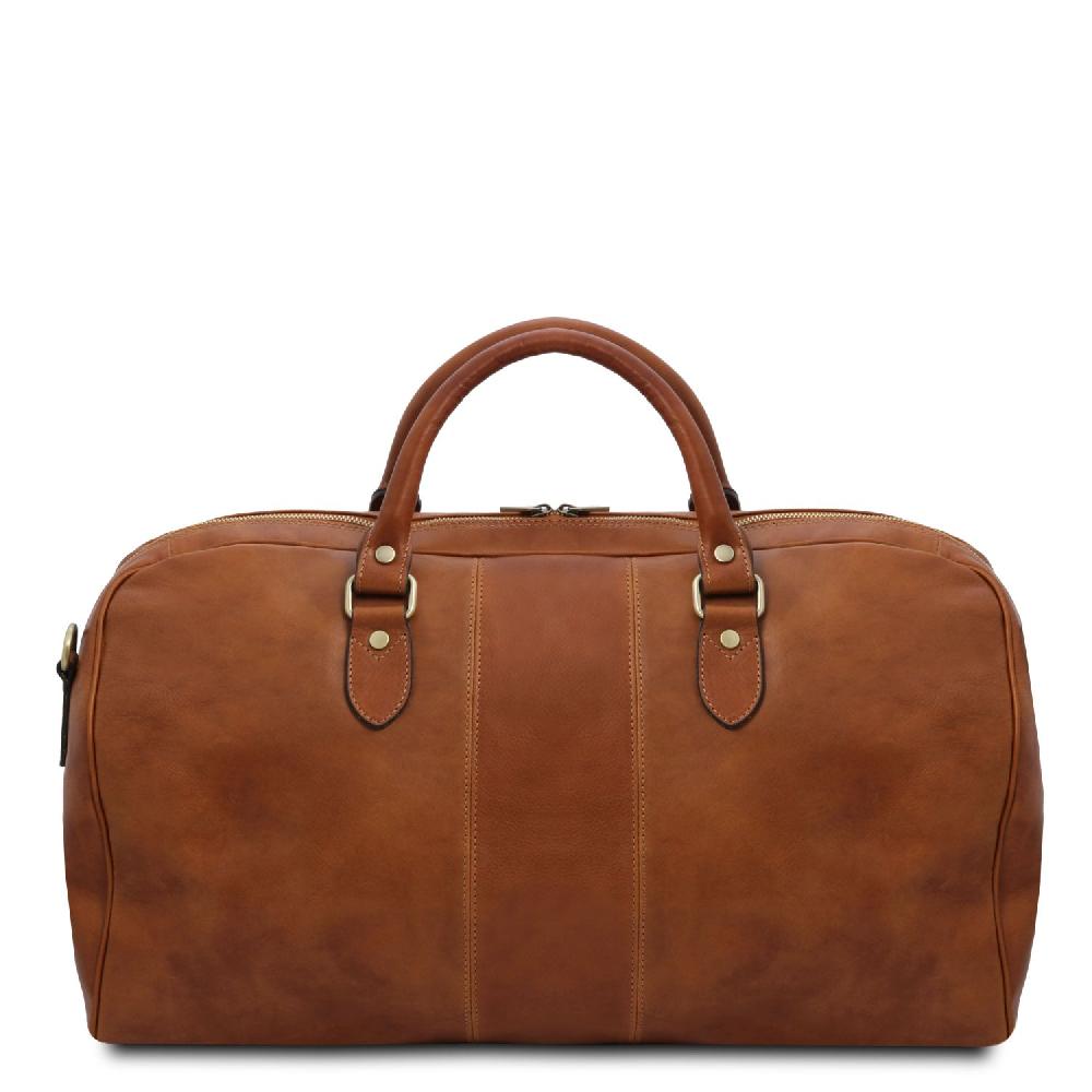 Tuscany Leather Borsone da Viaggio in Pelle - Misura Grande Soddisfazione Garantita