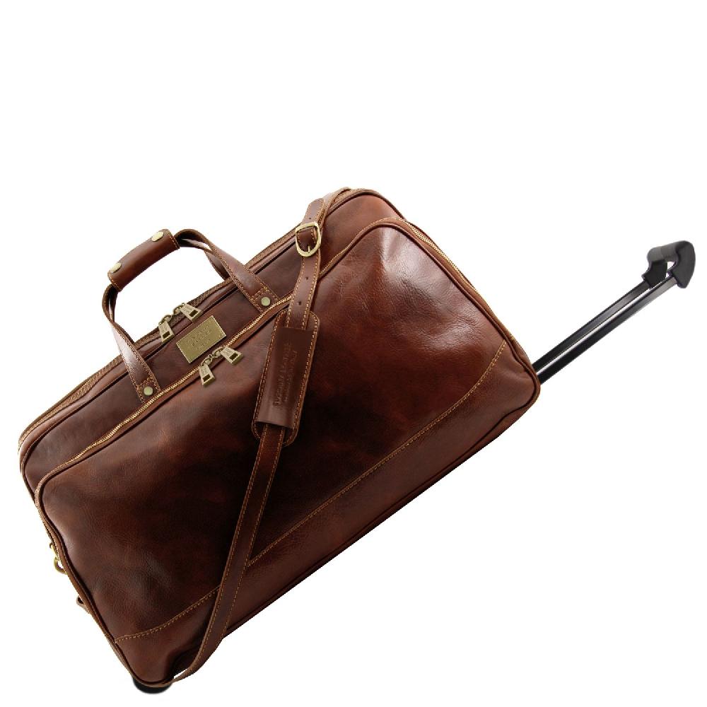 Tuscany Leather Borsa-Trolley in Pelle - Misura Piccola Outlet
