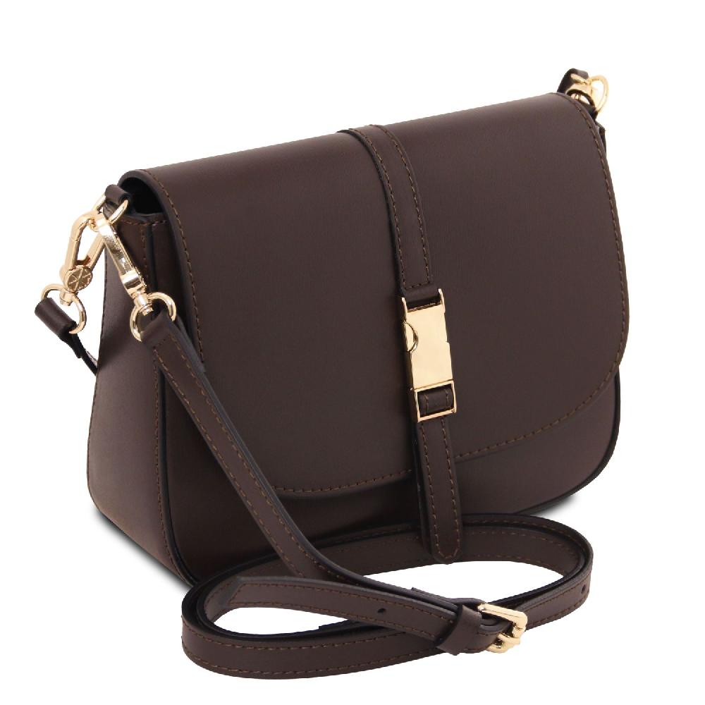 Tuscany Leather Borsa a Tracolla in Pelle Enormi risparmi