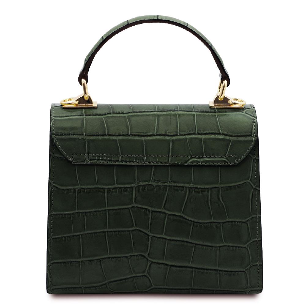 Tuscany Leather Borsa a Mano in Pelle Stampa Cocco Ultimi tre giorni