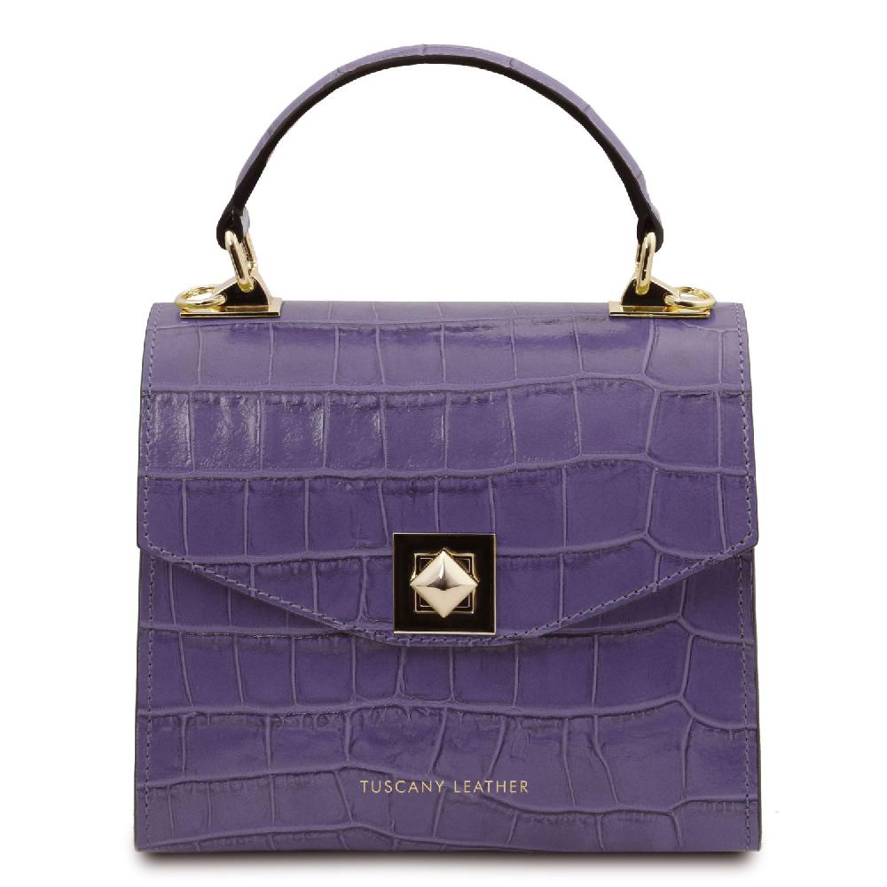 Tuscany Leather Borsa a Mano in Pelle Stampa Cocco ACQUISTA ORA