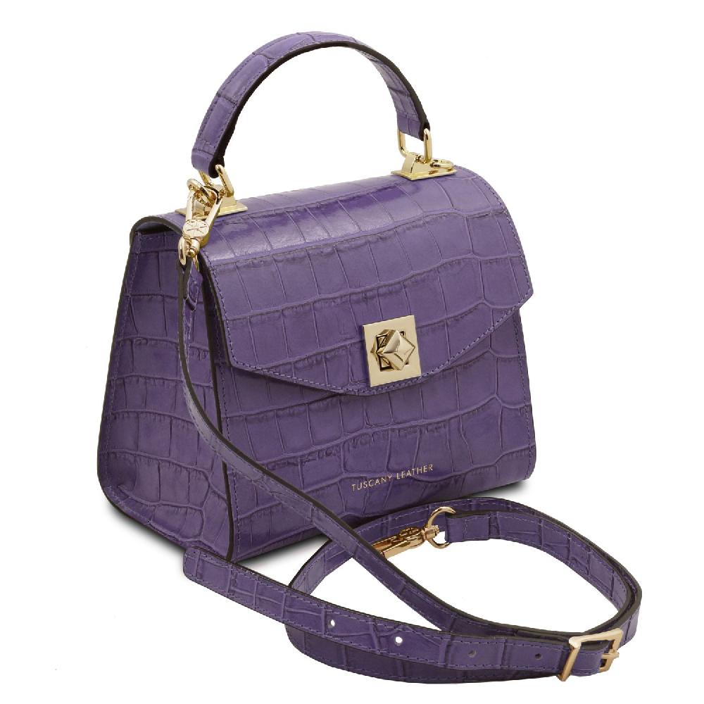 Tuscany Leather Borsa a Mano in Pelle Stampa Cocco ACQUISTA ORA