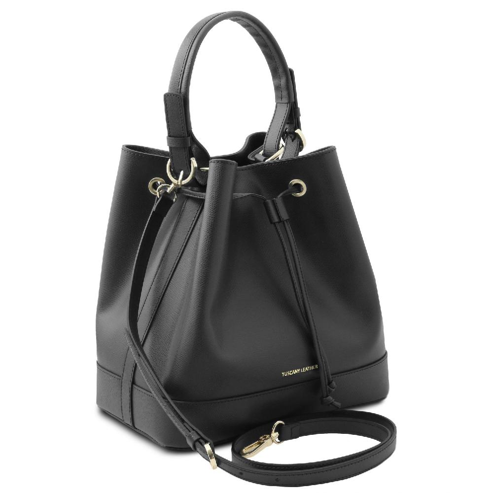 Tuscany Leather Borsa Secchiello in Pelle Latest stili