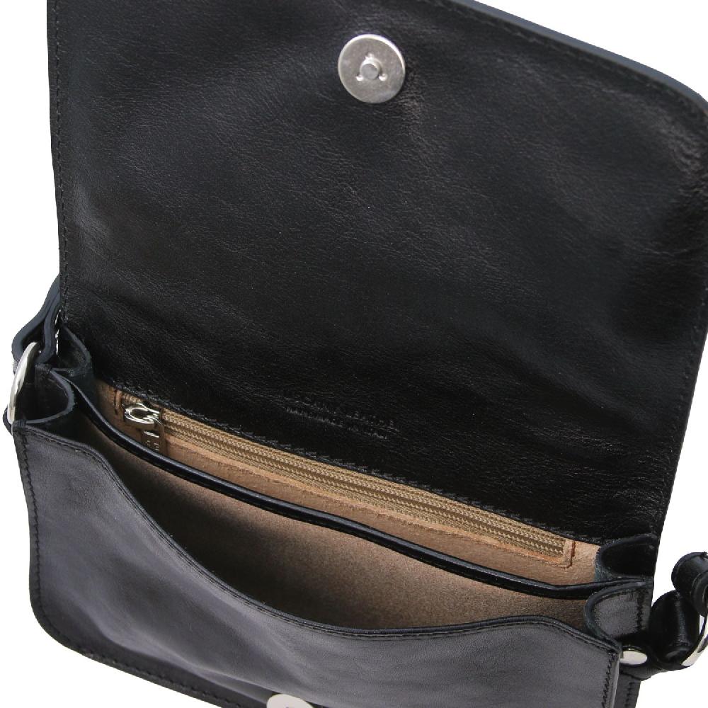 Tuscany Leather Tracollina in Pelle con Pattella Convenienza