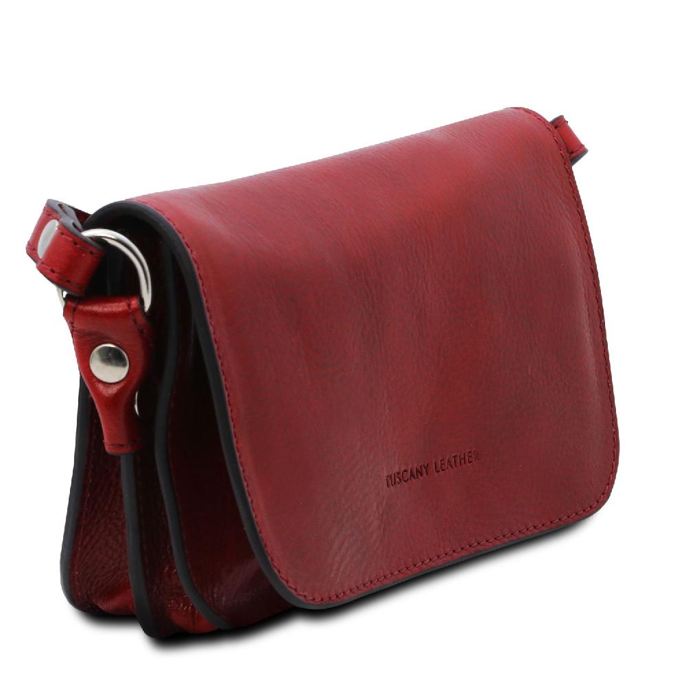 Tuscany Leather Tracollina in Pelle con Pattella Offerta
