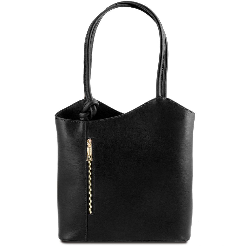 Tuscany Leather Borsa Donna Convertibile a Zaino in Pelle Saffiano In Vendita
